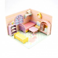 AISHANGPIN KT board Custom DIY paper puzzle  Bedroom  3d paper puzzle mini puzzle