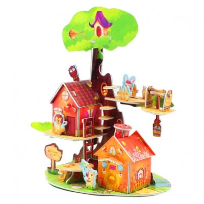 Factory producer designer High Quality 3d Paper Model Toy foam paper EPS Puzzle 3d Paper Model 3d Puzzle Jigsaw House