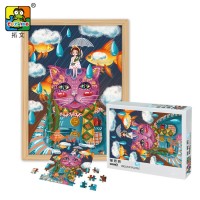 Wholesale factory price customize cardboard paper jigsaw puzzle for adults